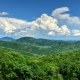 mountains and sky