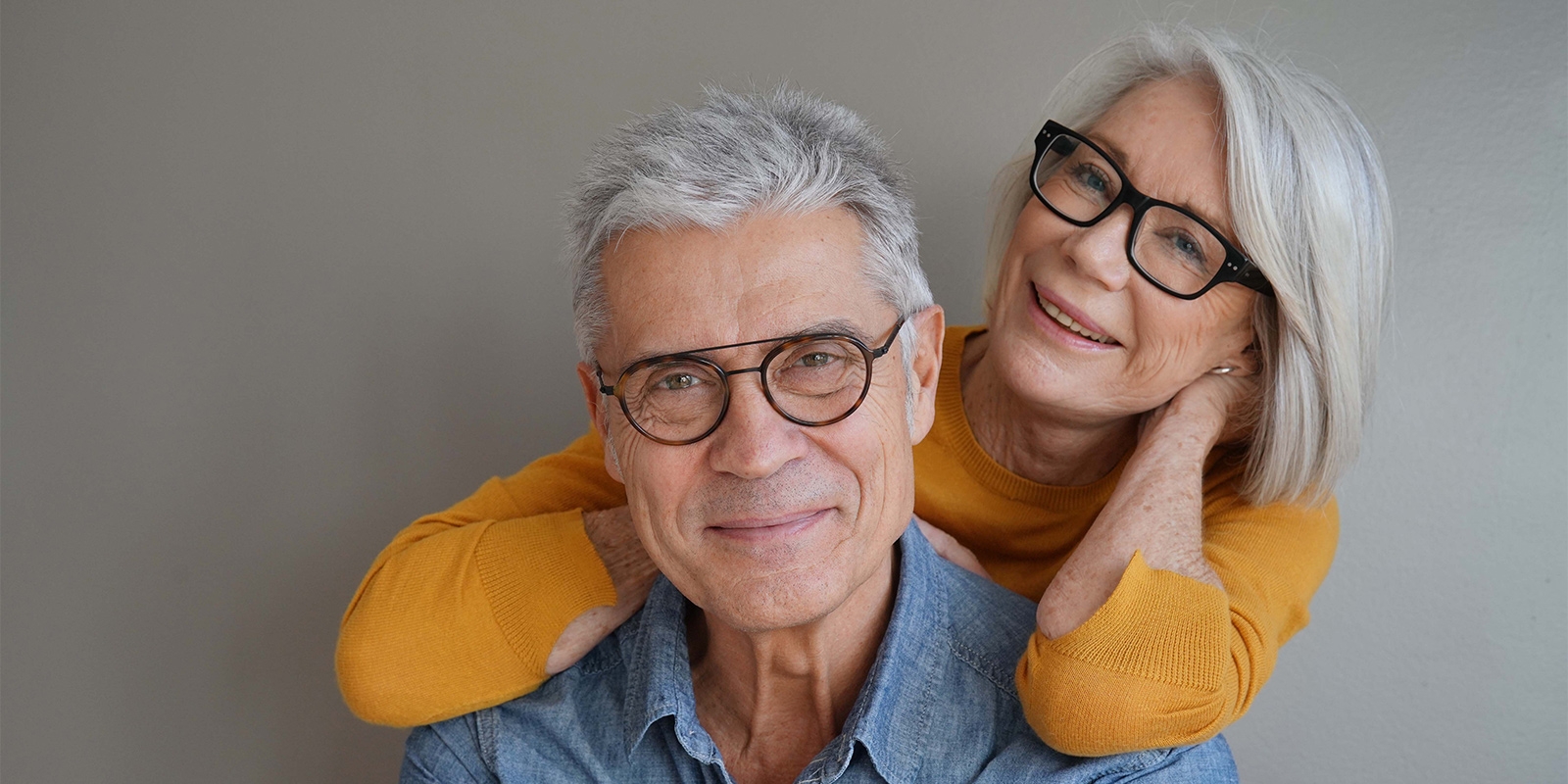 elderly couple portrait picture