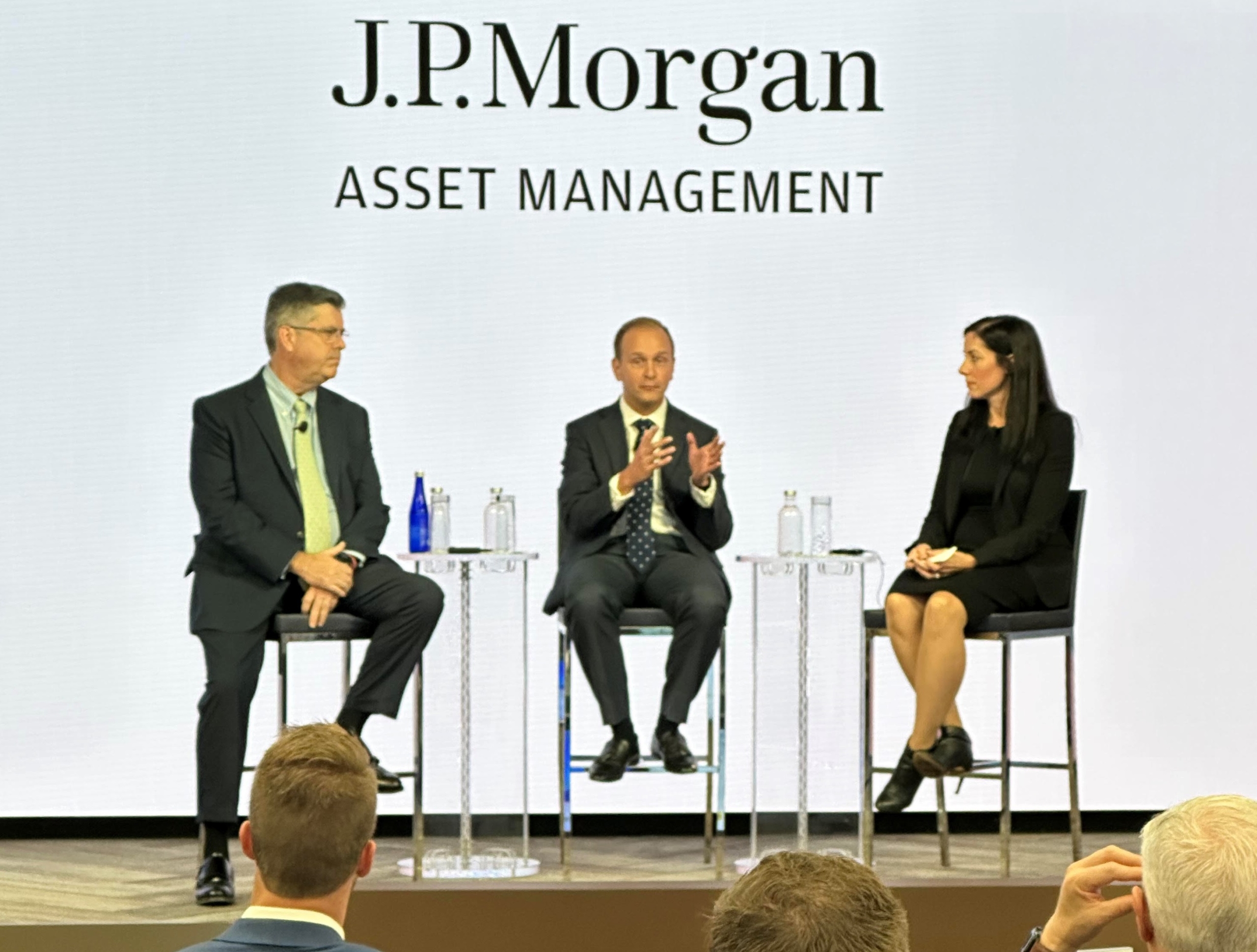 Ash speaking at the ETF Symposium